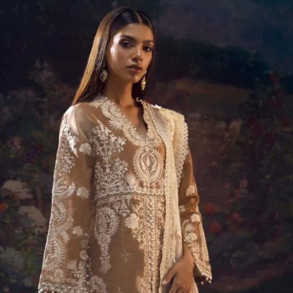 Sana Safinaz Bronze Goddess Pakistani Outfit XS